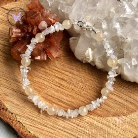 Aragonite & Moonstone Healing Bracelet